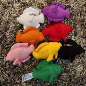 Lakeshore Learning Soft Colorful Toddler Preschool Plush Fish Set